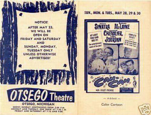 Otsego Theatre - OLD AD
